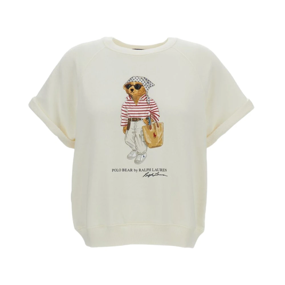 Polo Ralph Lauren Damen Weiß Sweatshirts & Hoodies, Sgröße: