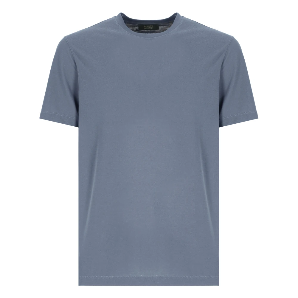 Zanone - Tops > T-Shirts - Blue - Zanone - Modalova