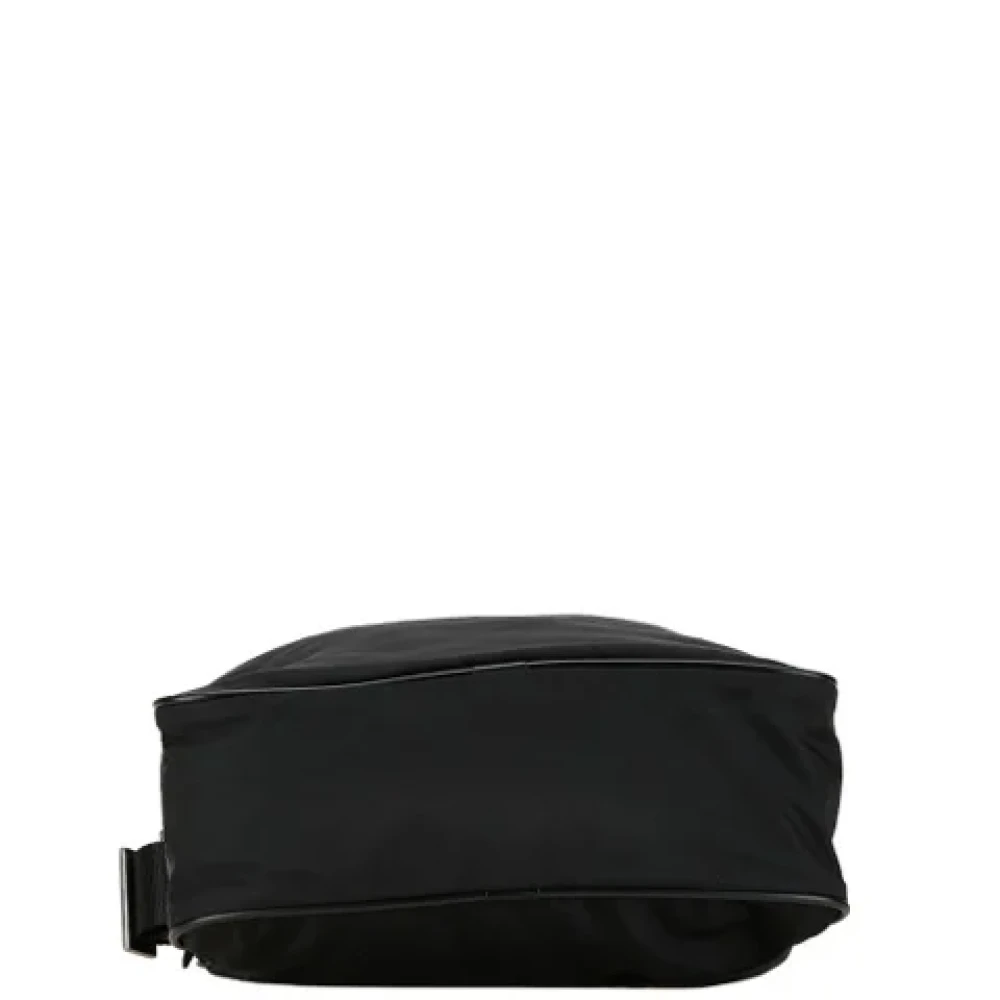 Prada Vintage Pre-owned Nylon shoulder-bags Black Dames