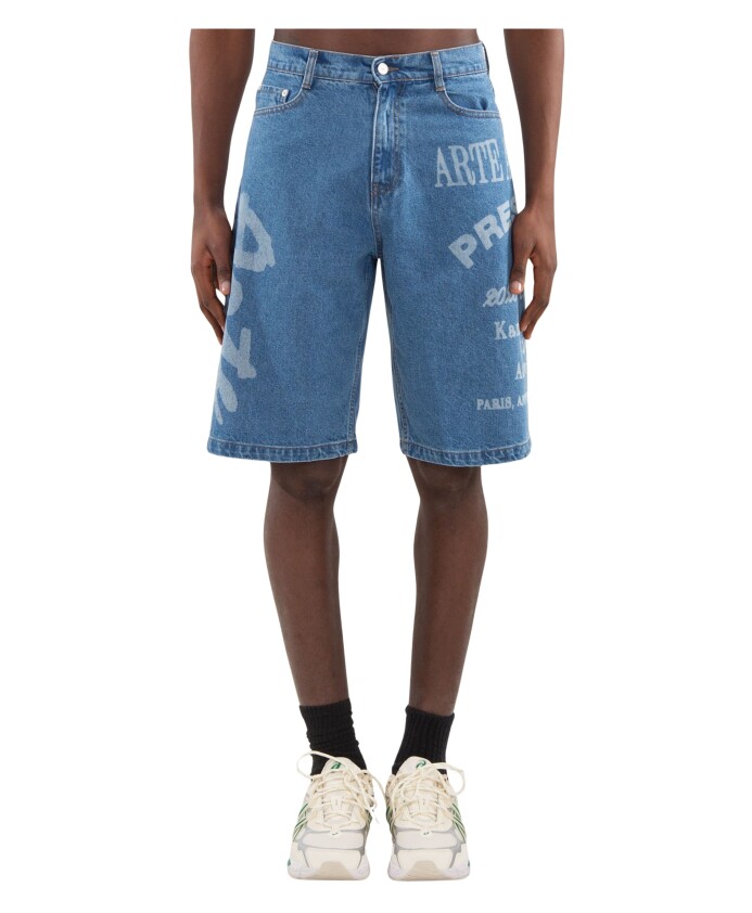 denim-side-print-shorts