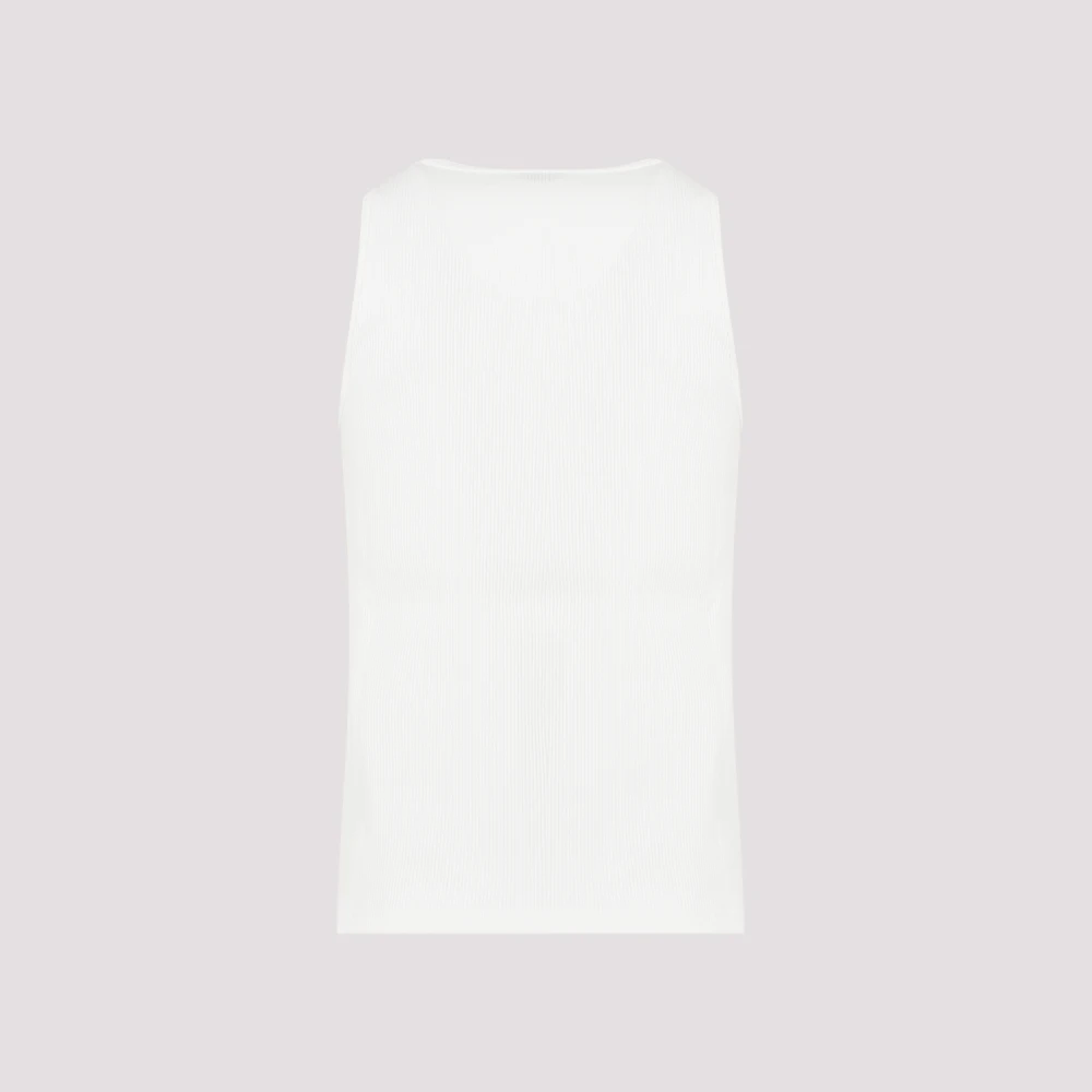 Bottega Veneta Klassieke Witte Tanktop White Heren
