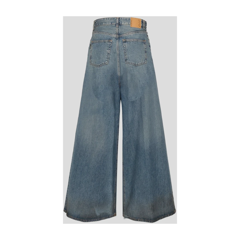 Haikure Wijde Pijp Oversized Blauwe Jeans Blue Dames