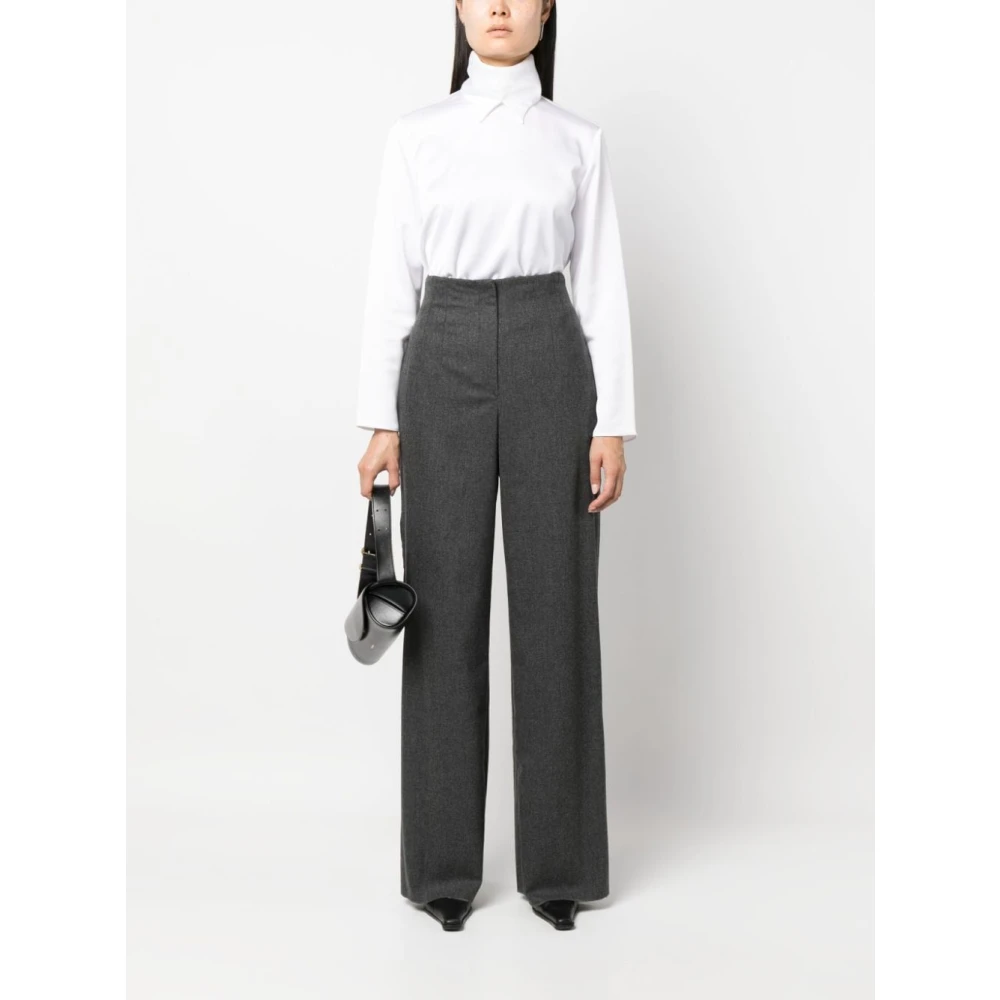 Emporio Armani Grijze Casual Broek voor Mannen Gray Dames