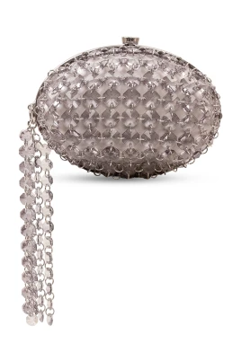 Oval Kristall Clutch