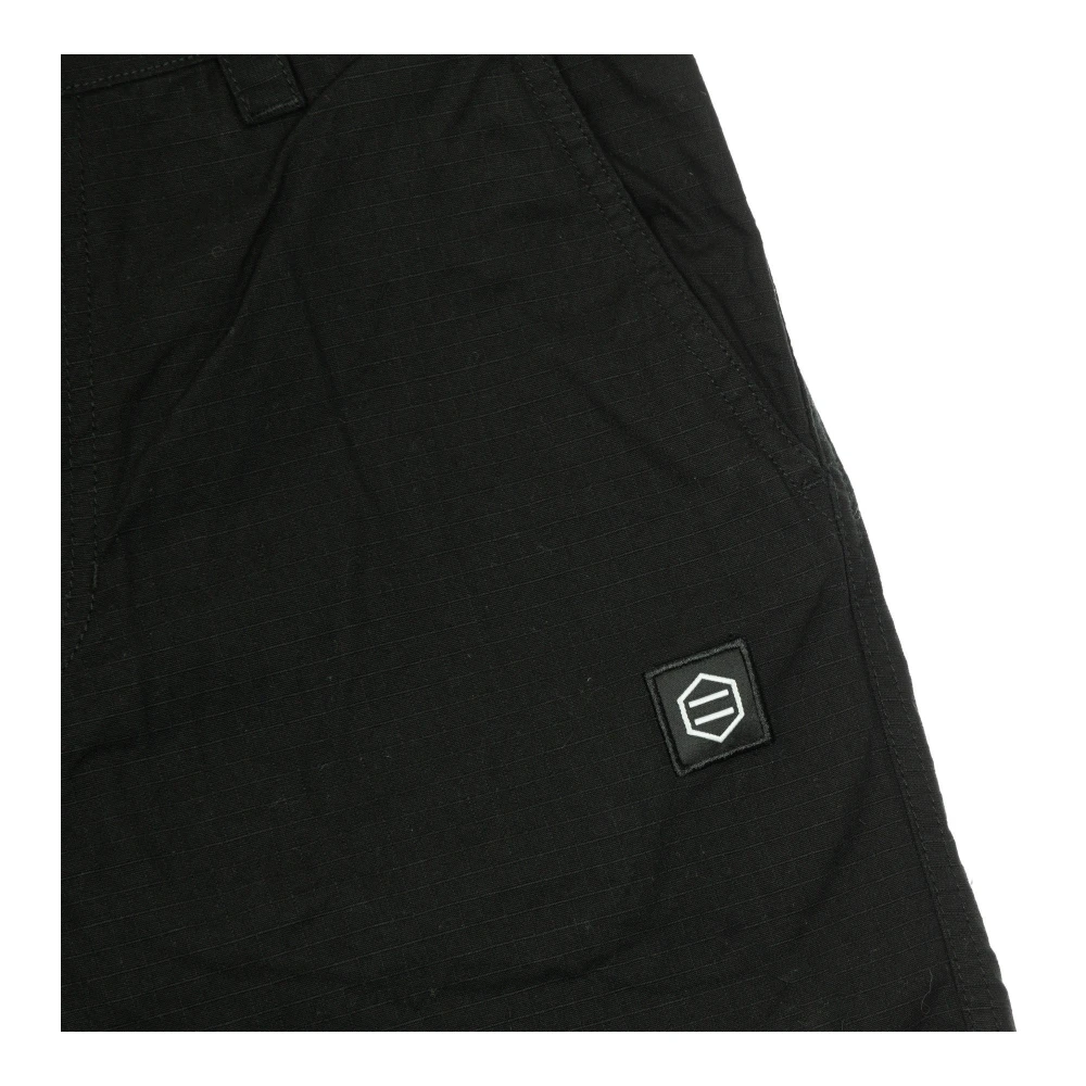 Dolly Noire Zwarte Ripstop Shorts Regular Fit Lichtgewicht Black Heren