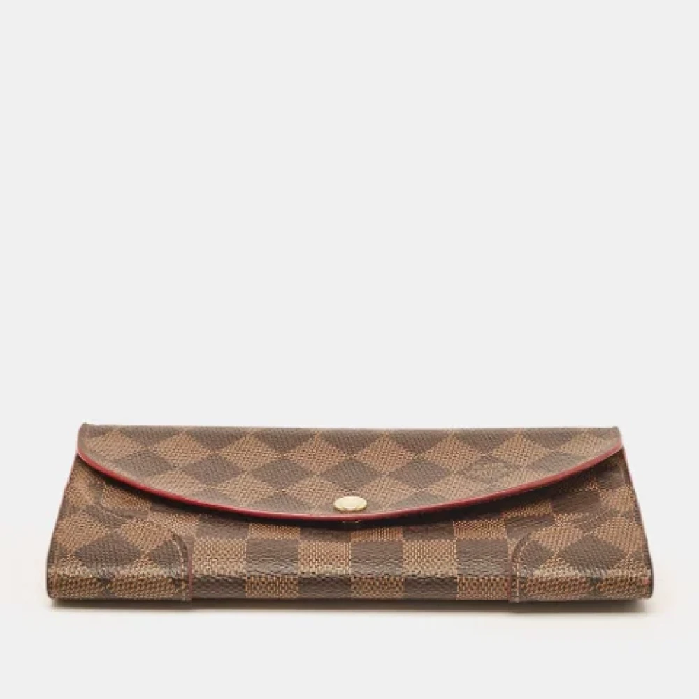 Louis Vuitton Vintage Pre-owned Coated canvas wallets Brown Dames