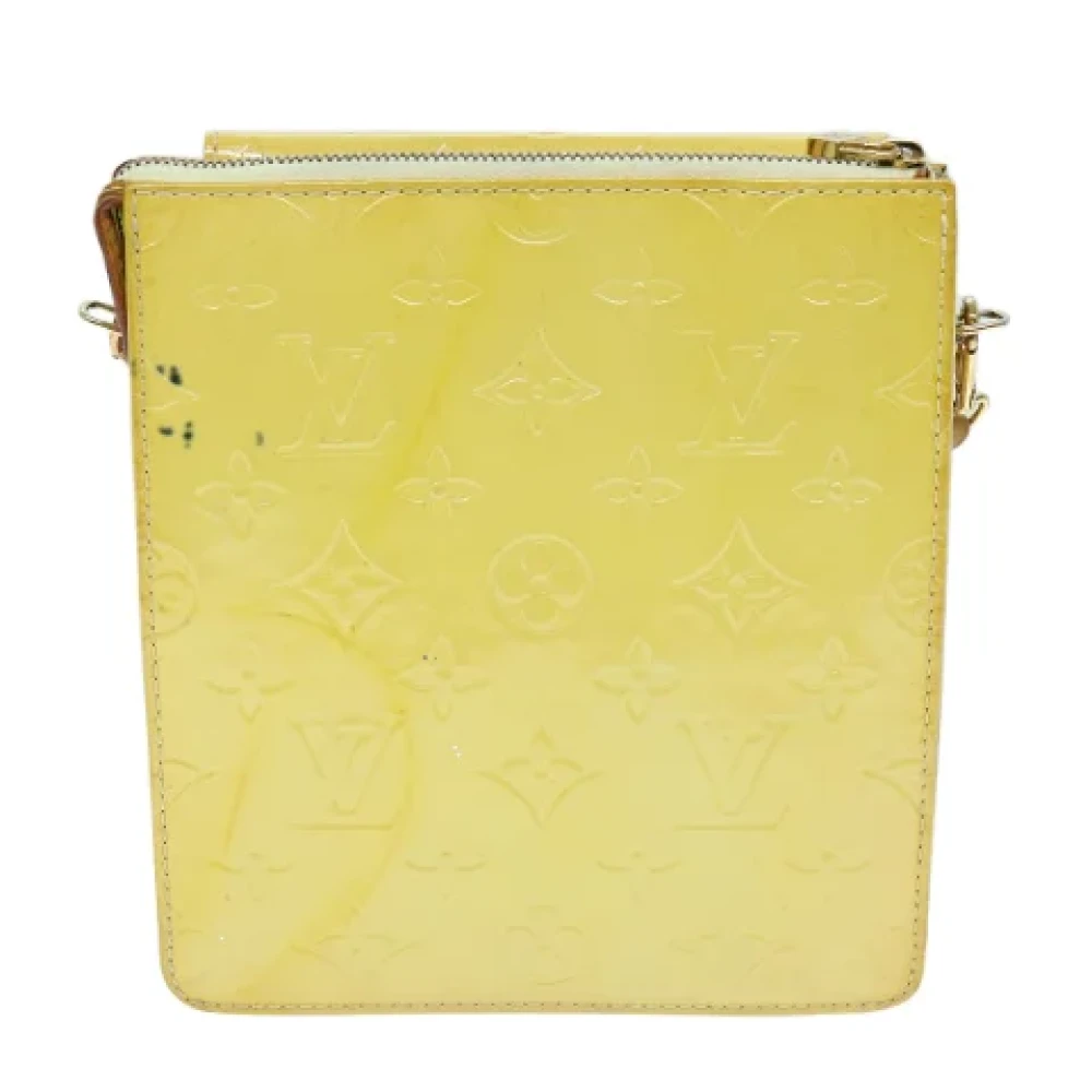 Louis Vuitton Vintage Pre-owned Leather clutches Yellow Dames