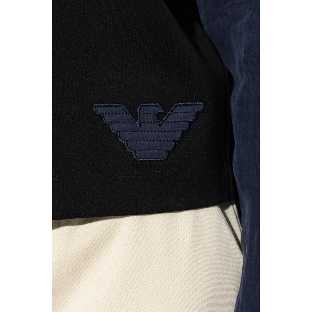 Emporio Armani Hoodie Blue Dames