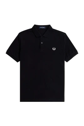 Randig Krage Slim Fit Pikétröja