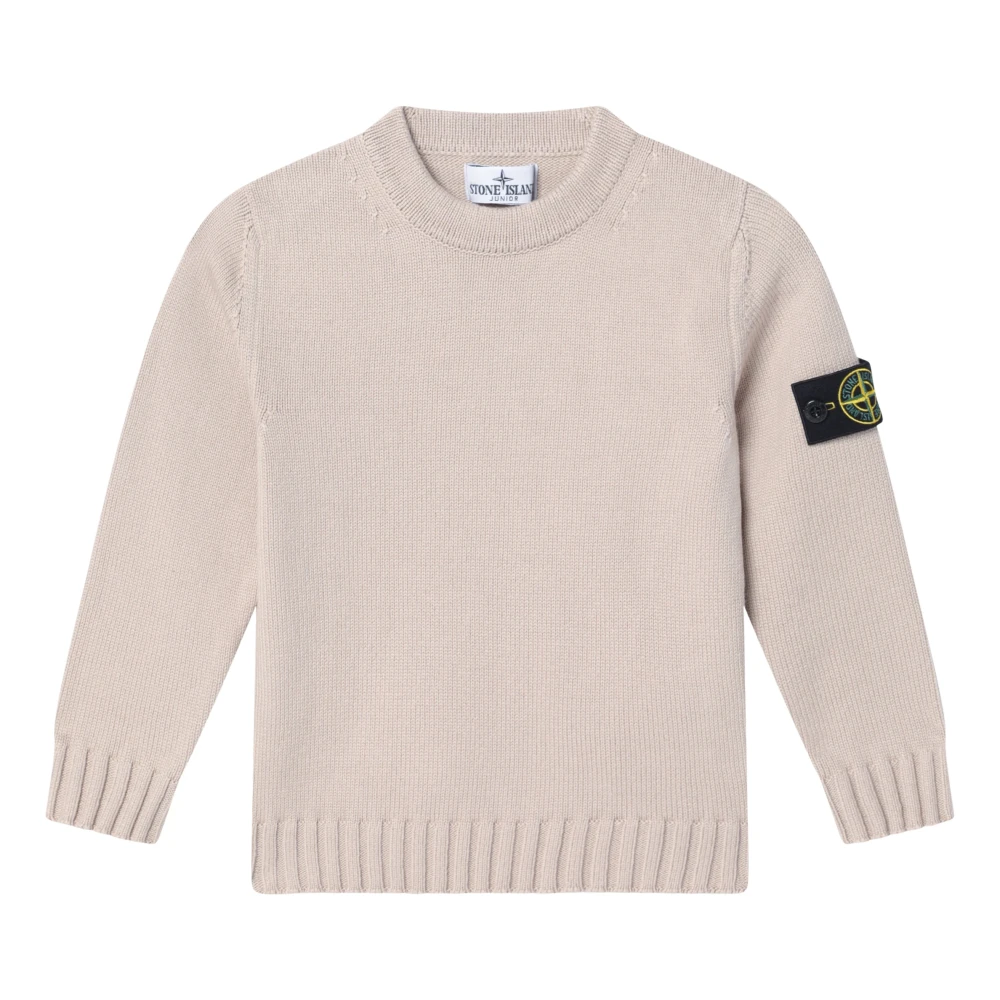 Stone Island Rundhalsad T-shirt Beige, Pojke