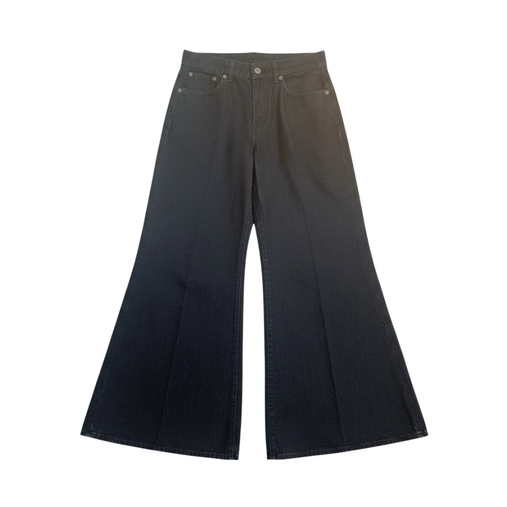 Dondup Women's Blue Marlen Jeans - Wide Trousers - W26 - Trousers