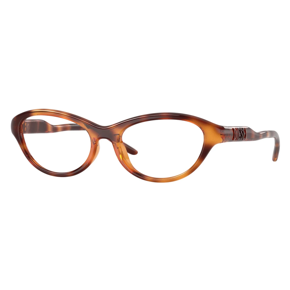 Diesel Dl6013u 2003 Woman Optical Frames Injected Turtle Transparent Cat Eye Normal - Image 2