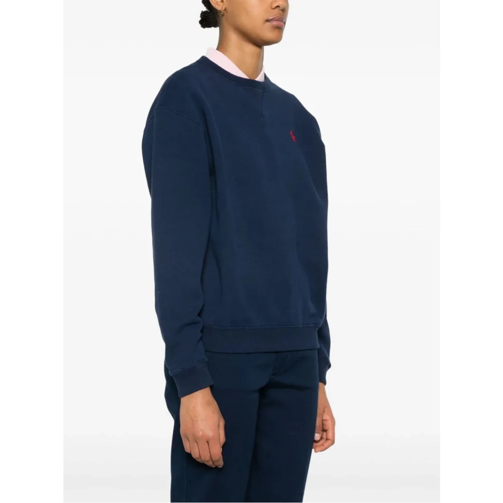 Ralph Lauren Lange Mouw Sweatshirt Blue Dames