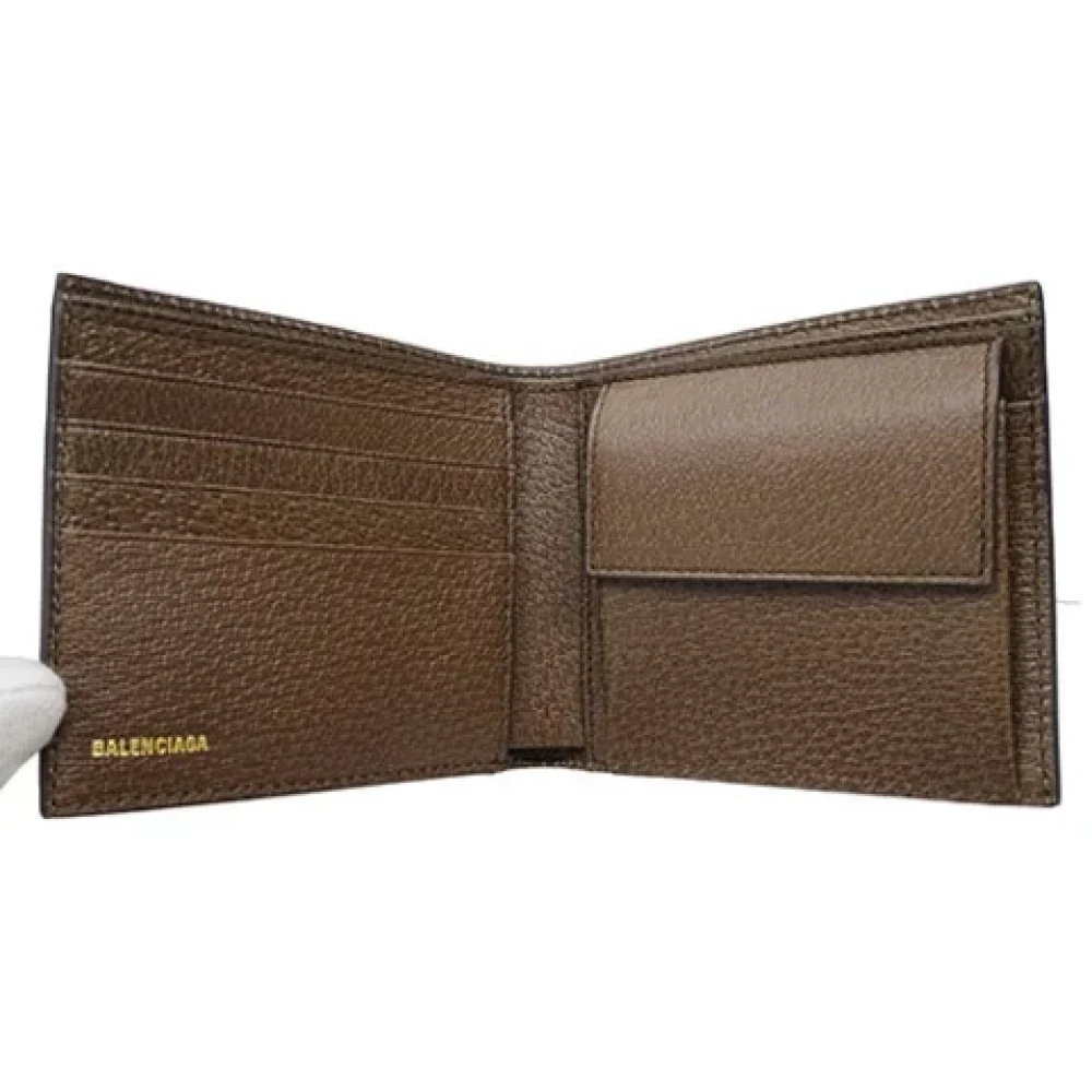 Balenciaga Vintage Pre-owned Canvas wallets Beige Unisex