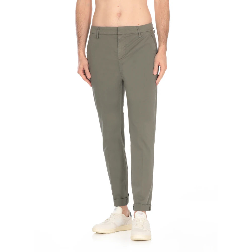 Dondup Grijze Katoenen Broek met Zakken Gray Heren