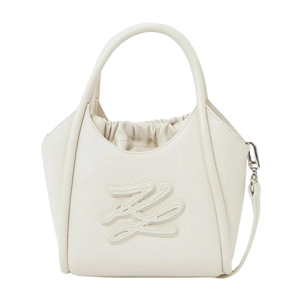 Karl Lagerfeld Women's White Handbags, One Size, Cabas Villa La Vigie