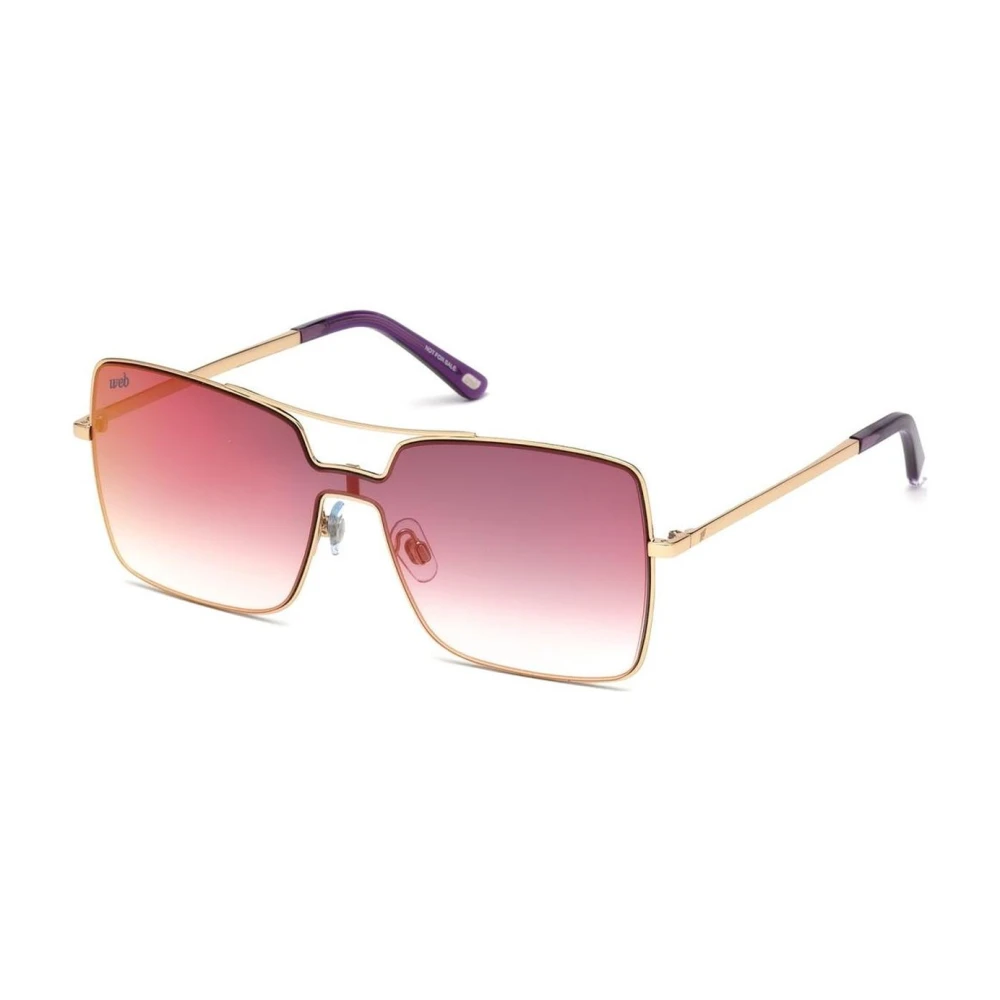 Web Eyewear Women's Yellow Aviator Sunglasses