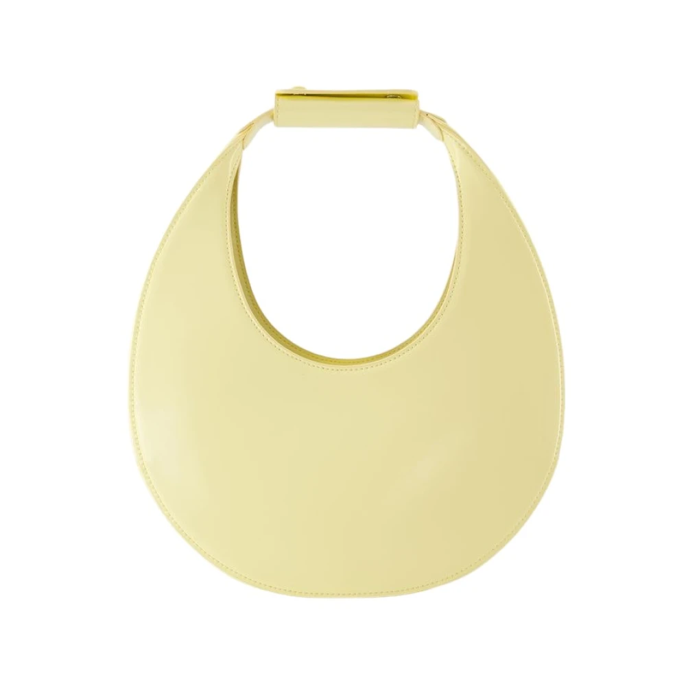 Staud Beige Leren Moon Schoudertas Beige Dames