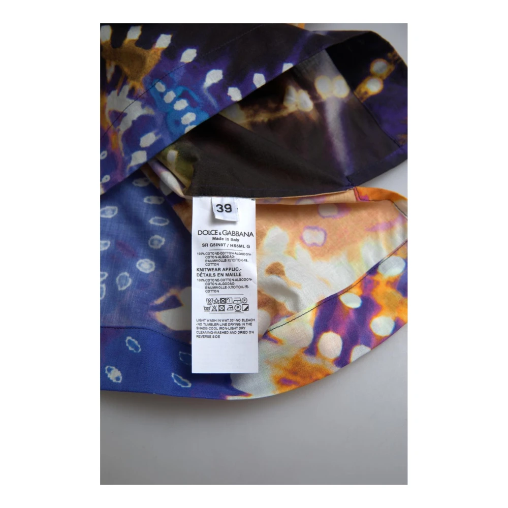 Dolce & Gabbana Multicolor Luminaire Print Polo Shirt Multicolor Heren