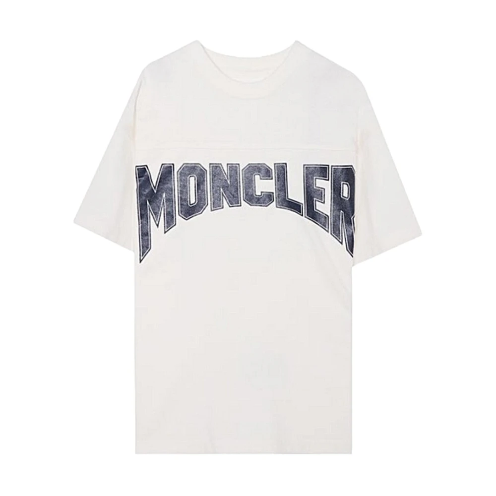 Moncler - Tops > T-Shirts - White - Moncler - Modalova