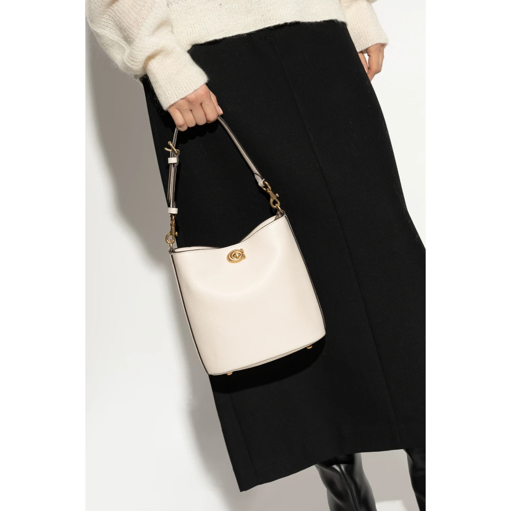 Coach Handtas Willow 19 Beige Dames