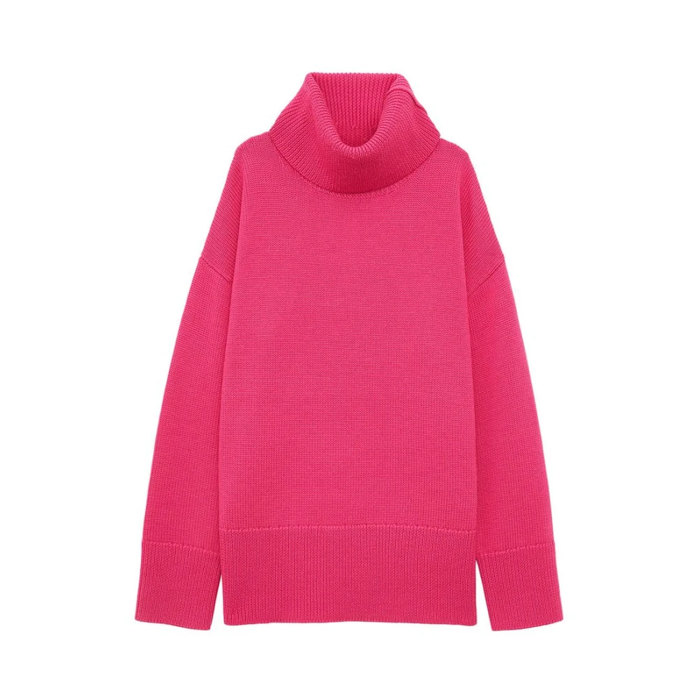 Ines De La Fressange Paris Stefania roze wollen trui Pink Dames