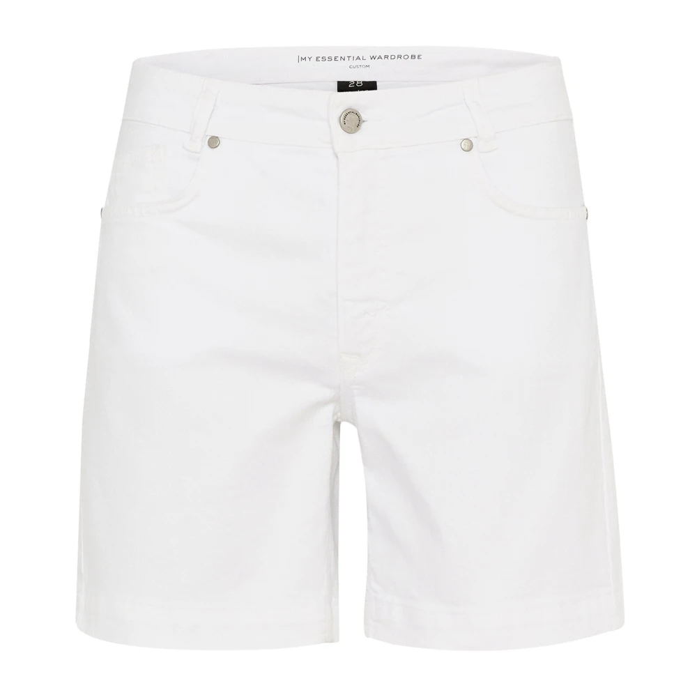My Essential Wardrobe Hoge taille witte shorts White Dames