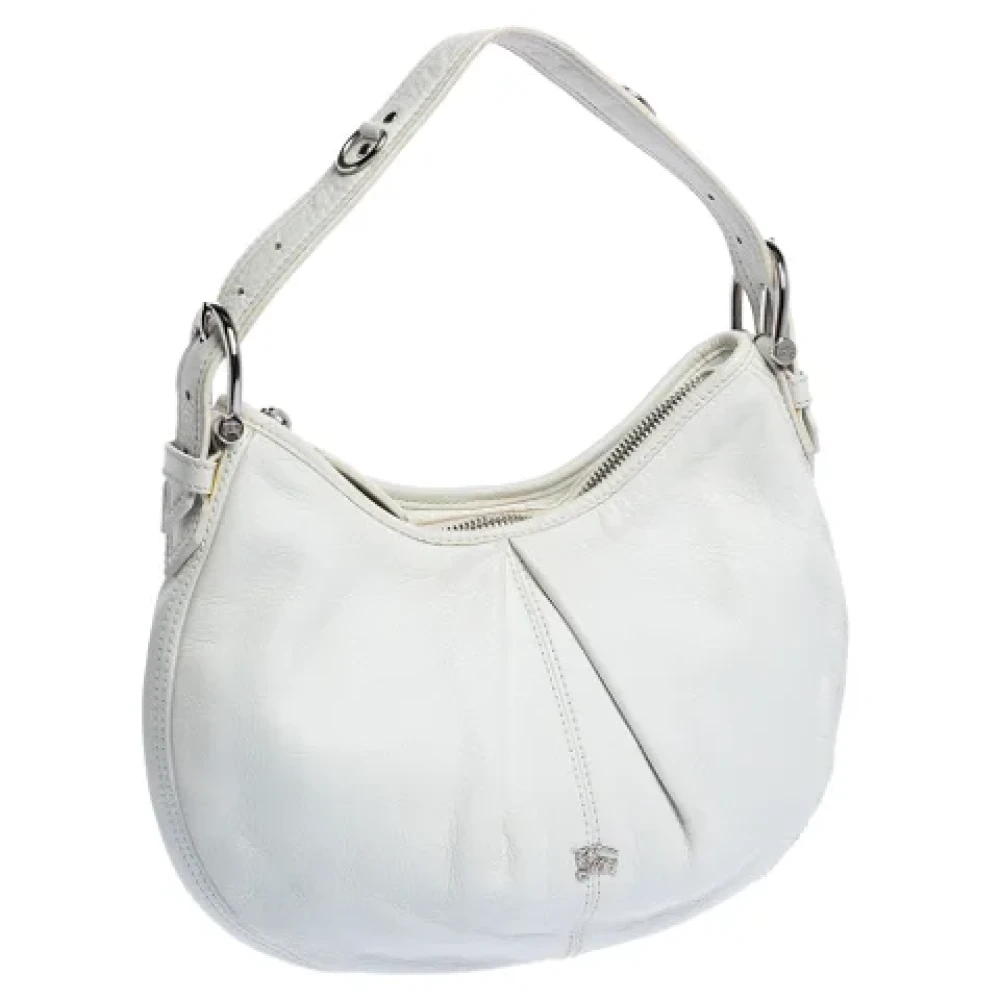 Burberry Vintage Pre-owned Leather handbags White Dames