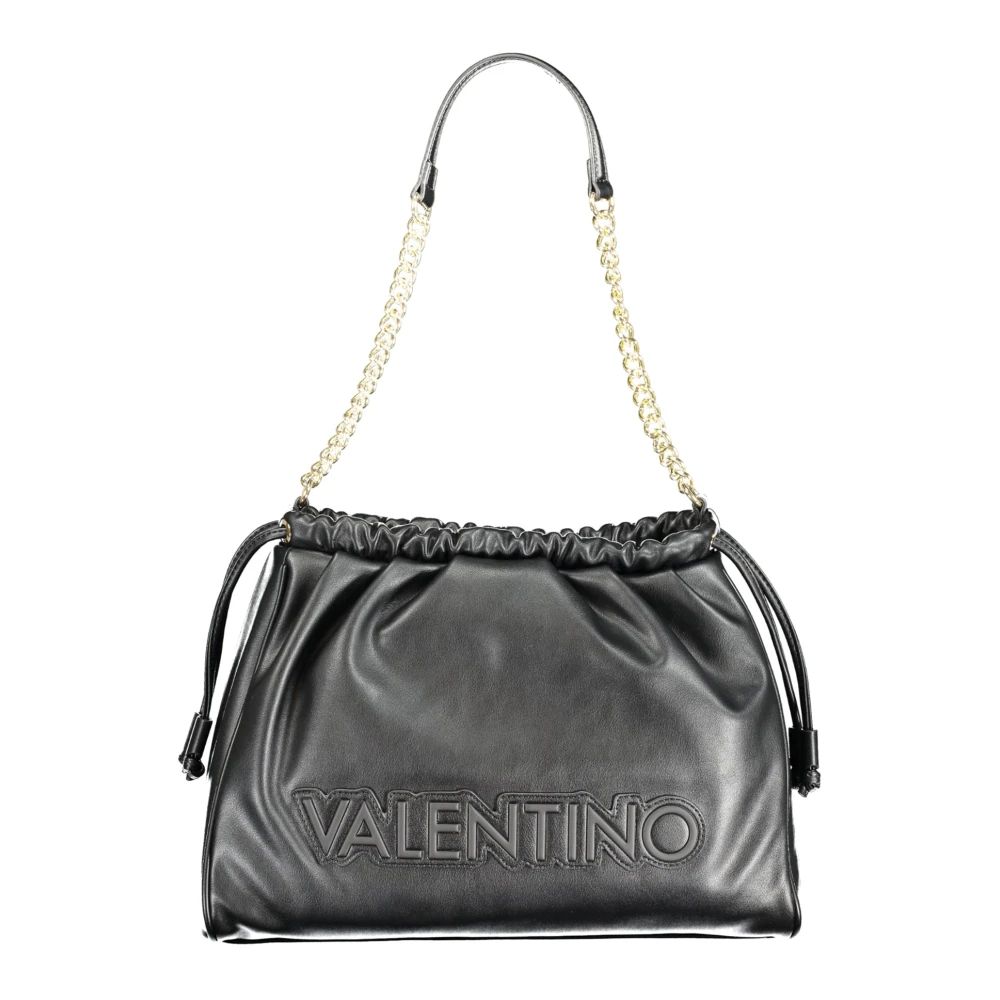 Valentino By Mario Valentino Women's Black Shoulder Bags, One Size, Shoulder Bag With Chain Strap