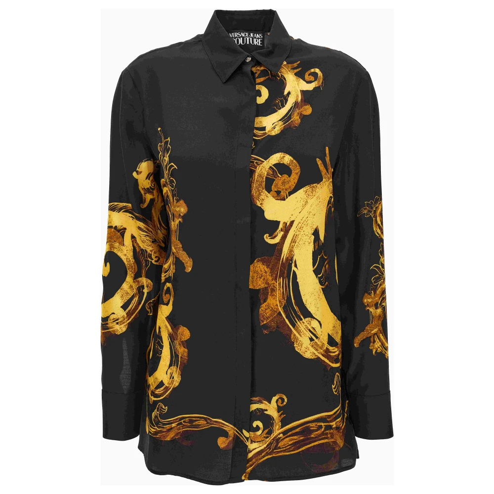 Versace Jeans Couture Overhemden Black Dames