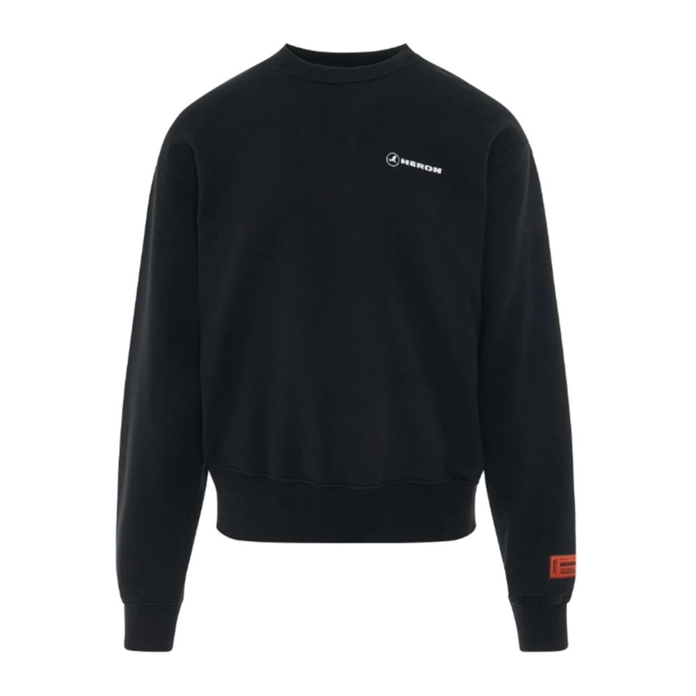 Heron Preston Zwarte Katoenen Sweatshirt met Logodetail Black Heren