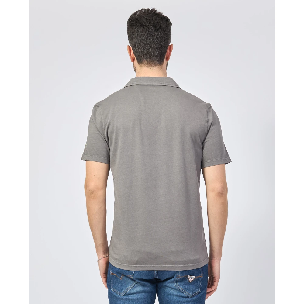 Ecoalf Biologisch Katoenen Poloshirt Grijs Gray Heren