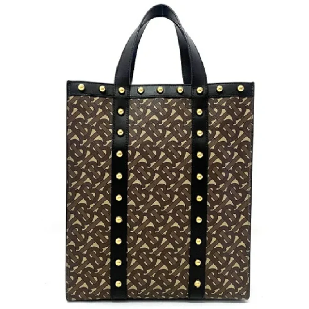 Burberry Vintage Pre-owned Fabric handbags Brown Dames