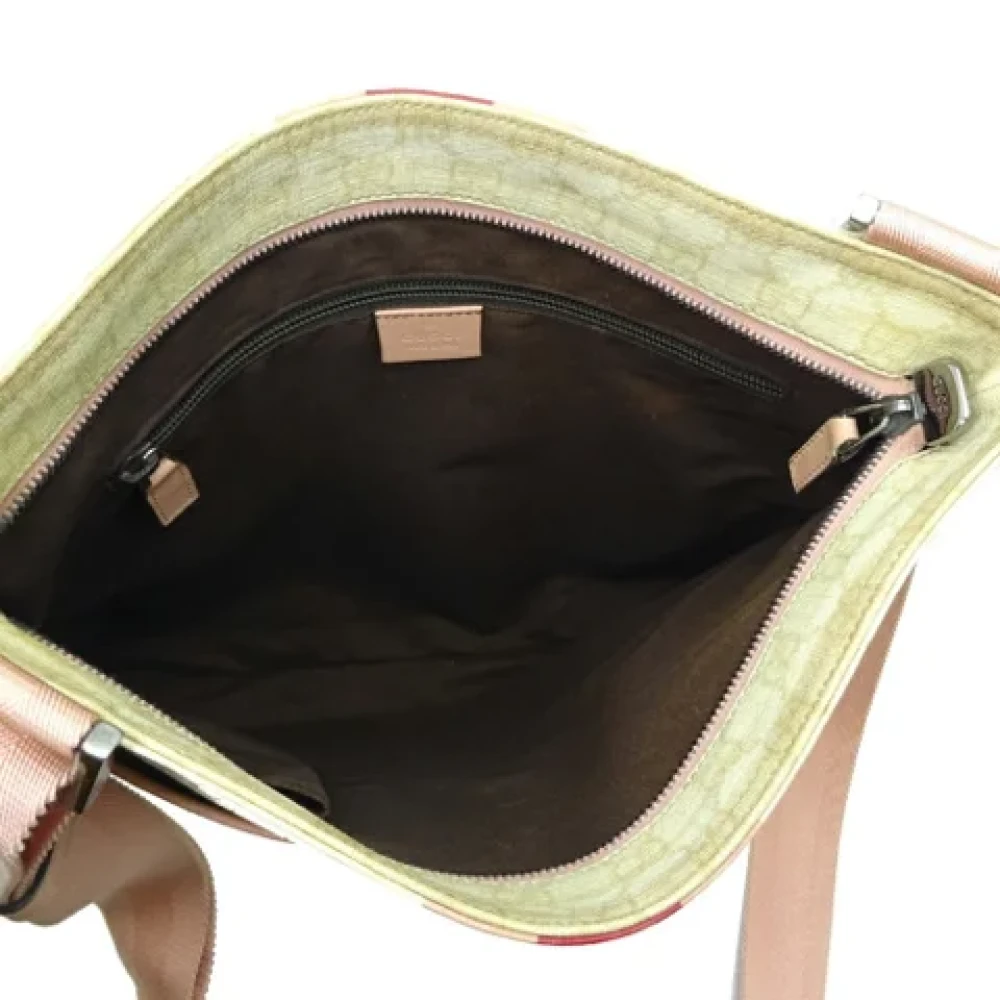 Gucci Vintage Pre-owned Leather shoulder-bags Beige Dames