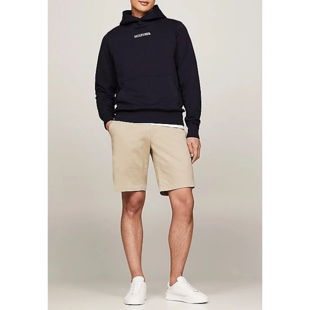 Tommy Hilfiger Heren Monotype Stitching Hoody Blue Heren