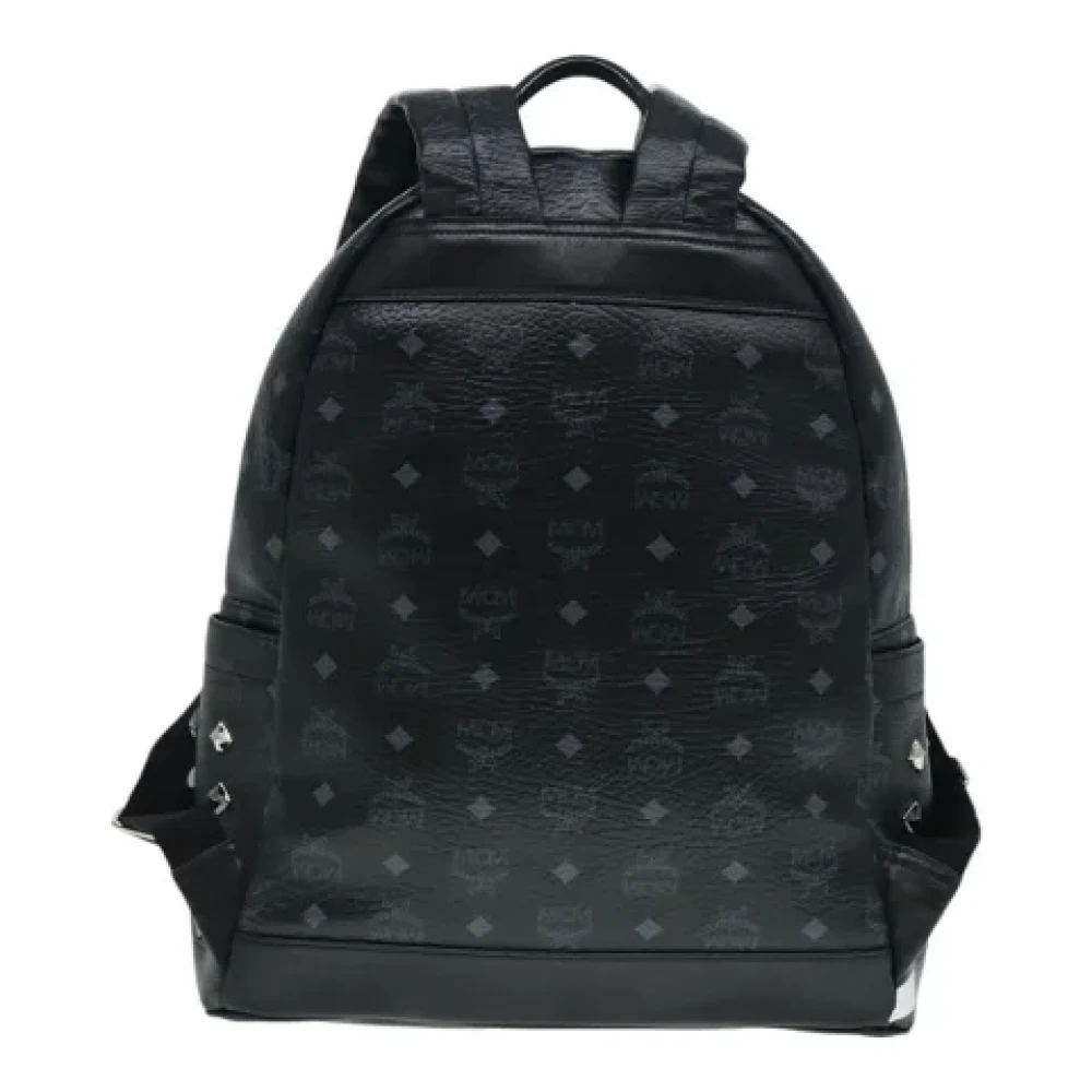 MCM Pre-owned Leather backpacks Black Dames
