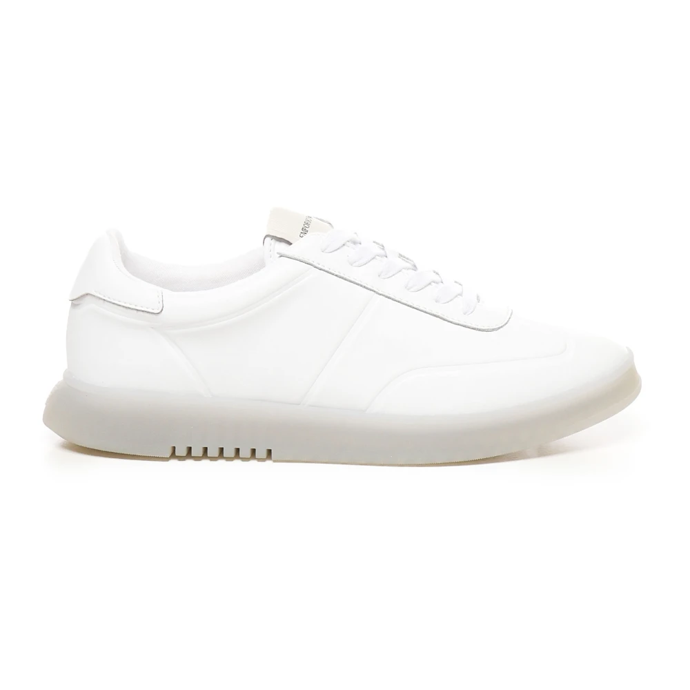 Emporio Armani Hombre Blanco Zapatos, Talla: 41 Eu