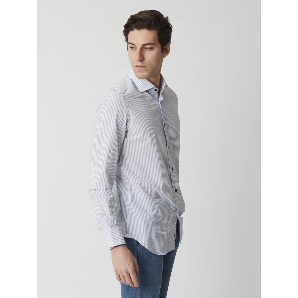 Mazzarelli Casual Shirts Multicolor Heren