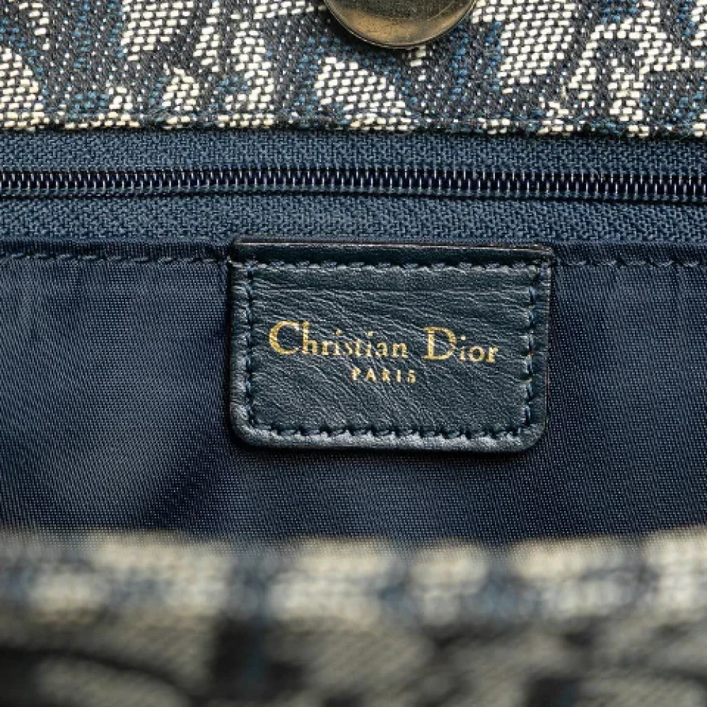 Dior Vintage Pre-owned Canvas dior-bags Blue Dames