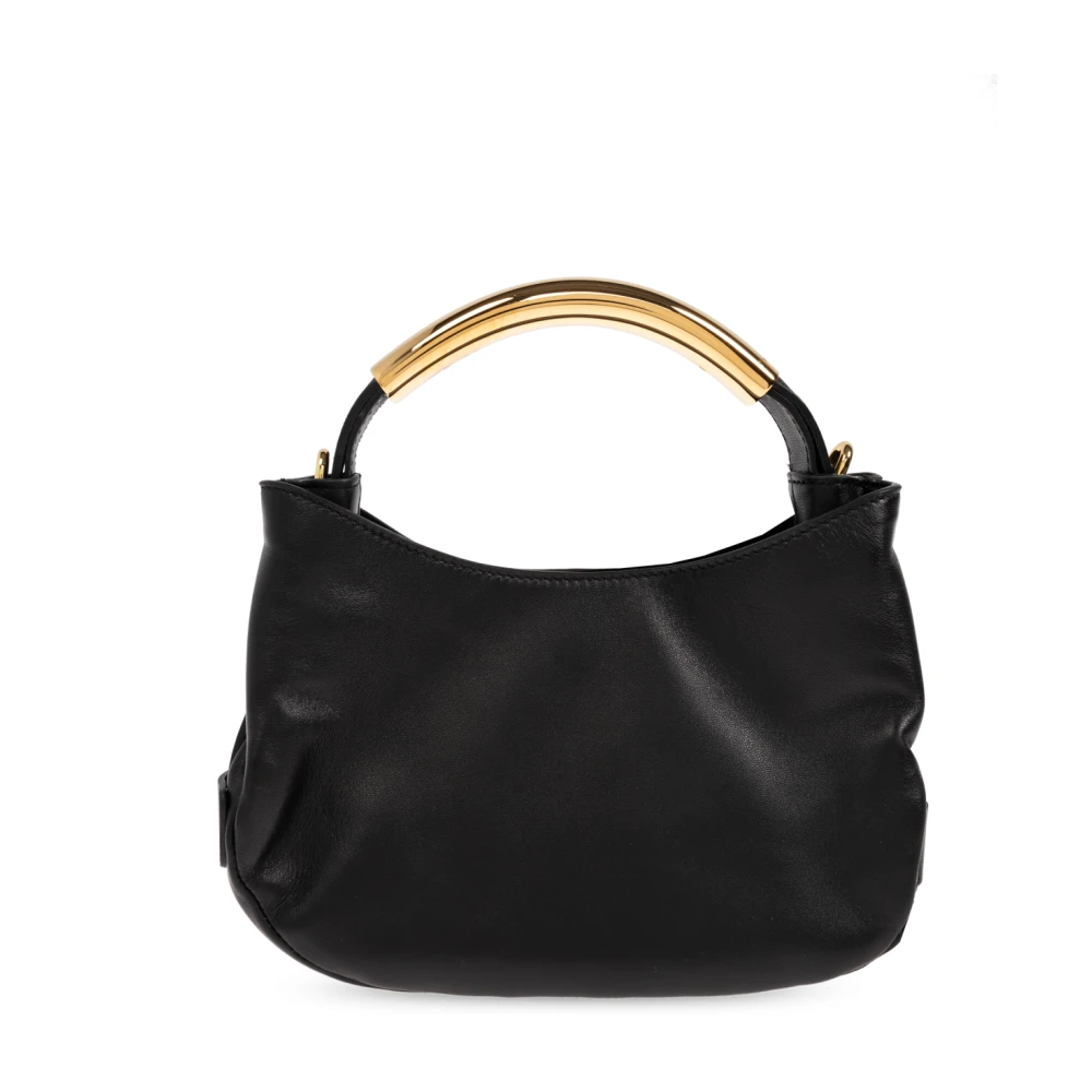 Moschino Leren handtas Black Dames