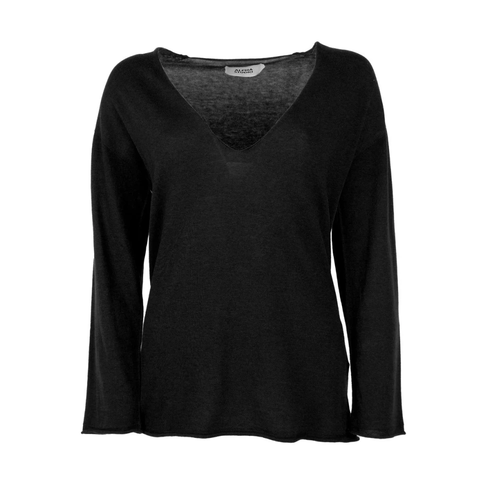 Knitwear > V-neck Knitwear - - Alpha Studio - Modalova
