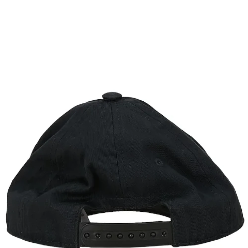 Burberry Vintage Pre-owned Canvas hats Black Dames