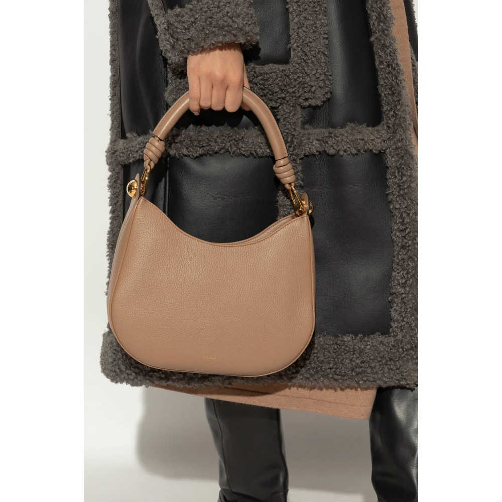 Furla Schoudertas Sfera Klein Brown Dames