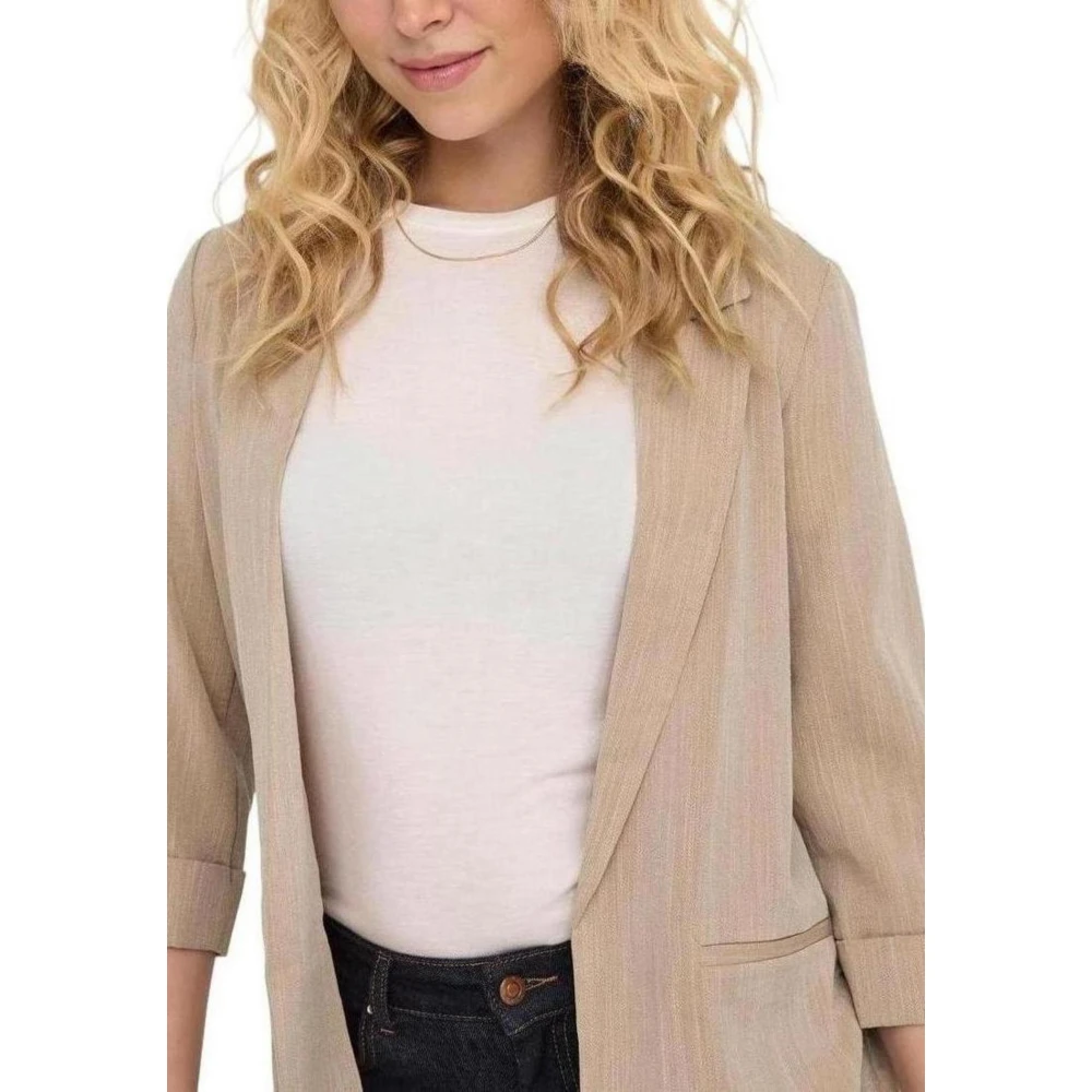 Only Lente Zomer Damesjas Beige Dames