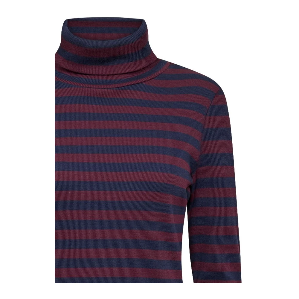 Soyaconcept Gestreepte longsleeve top in blauw Blue Dames