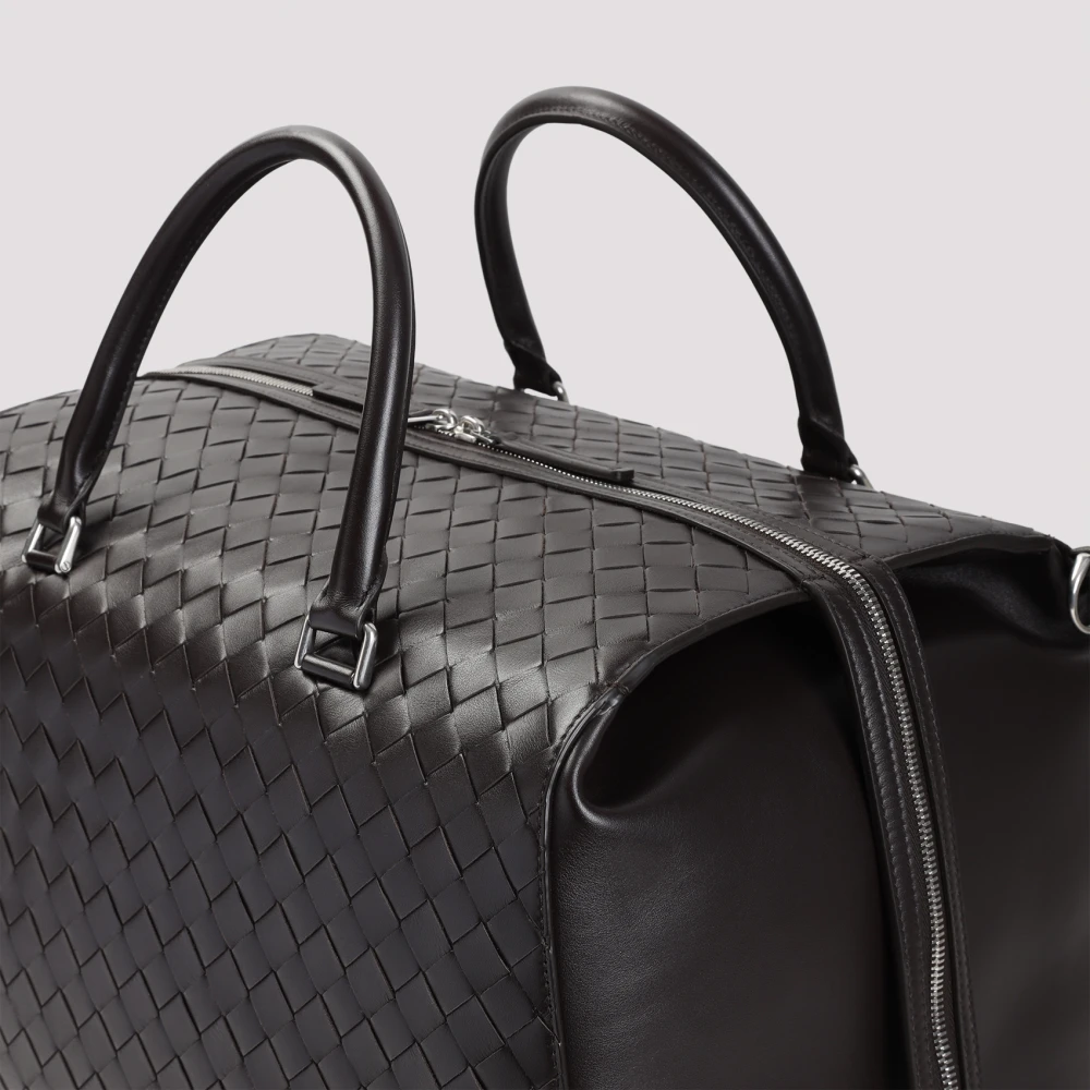 Bottega Veneta Zilveren Weekender Avenue Tas Gray Heren