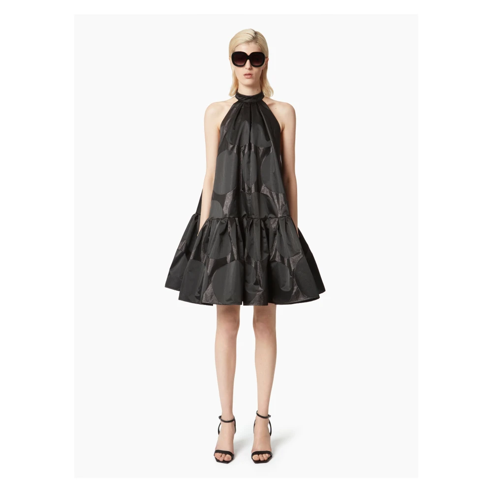 Nina Ricci Halterneck Mini Dress With Black Dames