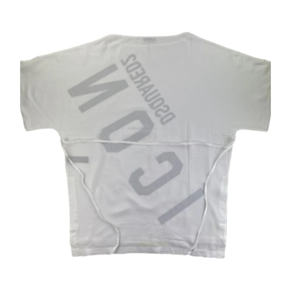 Dsquared2 Logo Icon Jurk voor Vrouwen White Dames