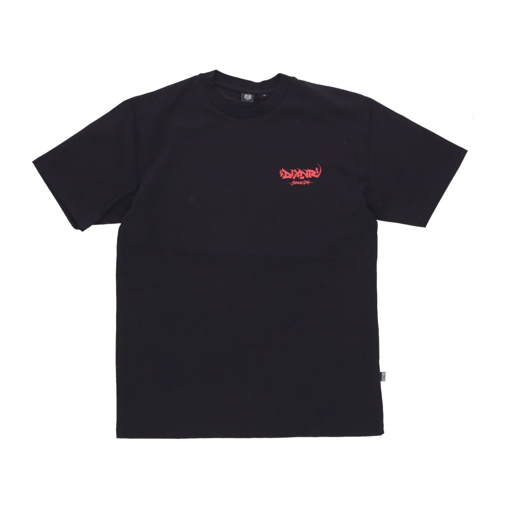 Dolly Noire Kalligrafie Vernieuwde Tee Zwart Heren T-shirt Black Heren