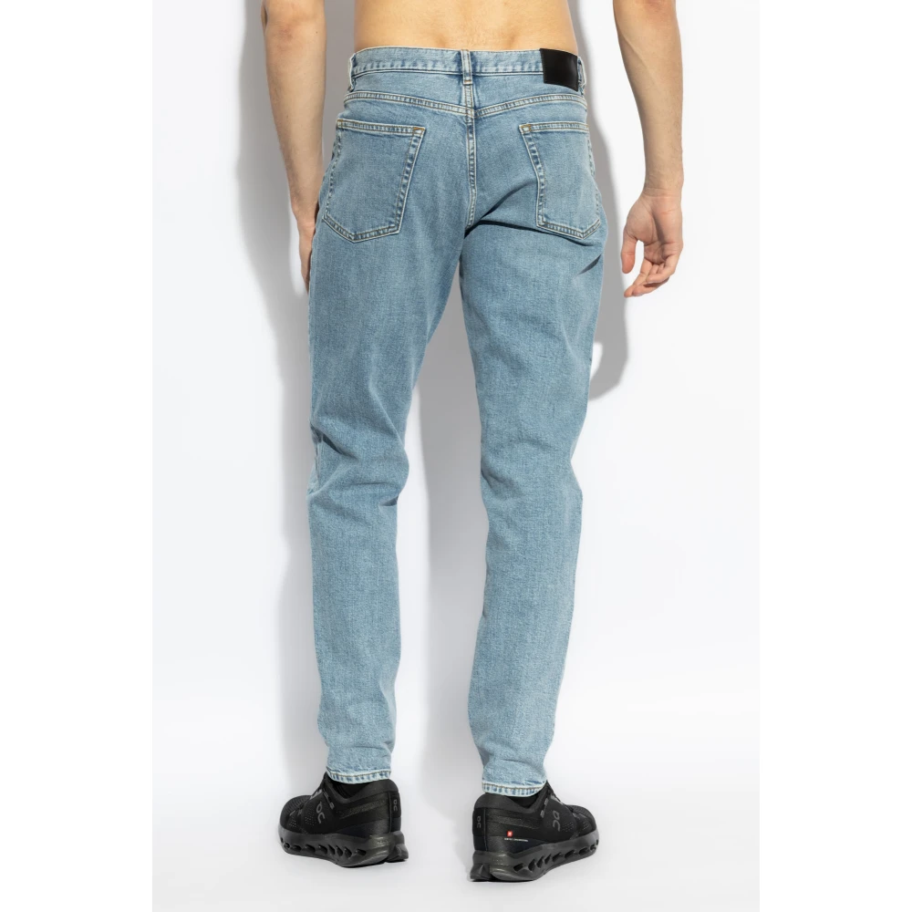 Theory Jeans met toelopende pijpen Blue Heren